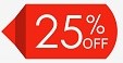 25% Off Overstock Sale